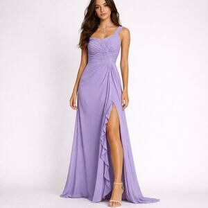 Lavender Glamcore Romanticore Graduation Prom Dress Size 12 EUC